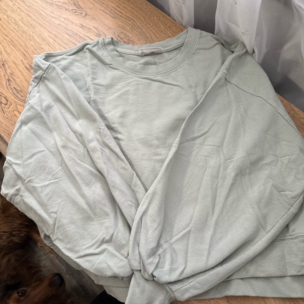 Light Green Long Sleeve Top